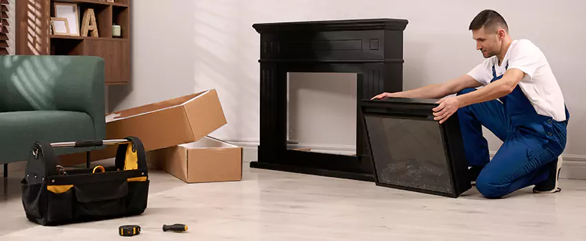 Old Rusted Metal Fireplace Repair And Replacement in Frankfort, KY